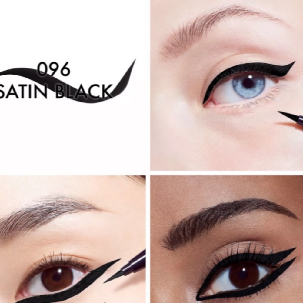 Dior Black Liquid Eyeliner - Diorshow On Stage Liner - Picture 4 of 9